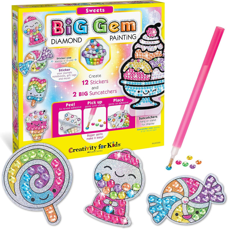 CREATIVITY FOR KIDS BIG GEM DIAMOND PAINTING KIT