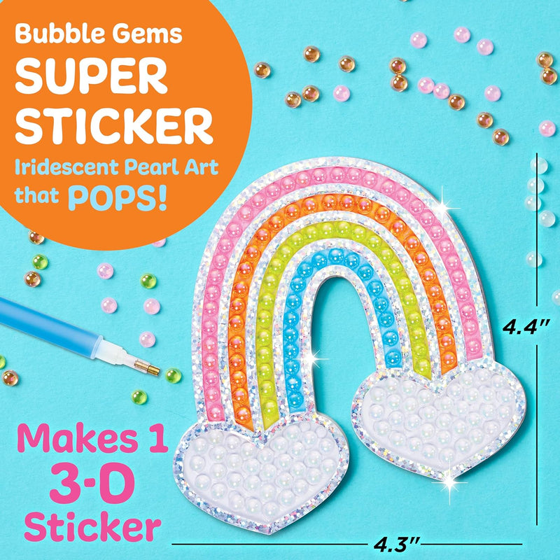 CREATIVITY FOR KIDS BUBBLE GEM SUPER STICKER