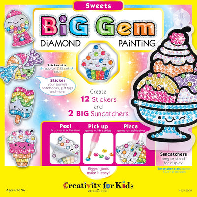CREATIVITY FOR KIDS BIG GEM DIAMOND PAINTING KIT
