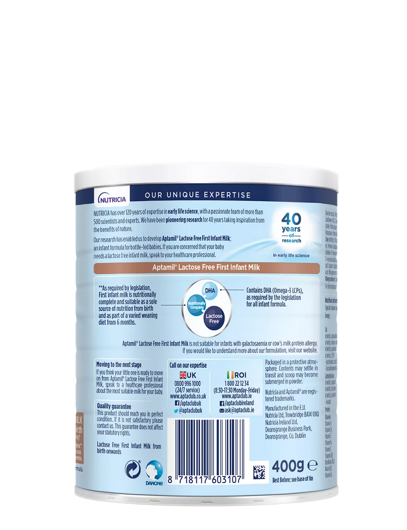 LACTOSE FREE FROM BIRTH 400g