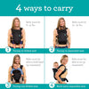 INFANTINO FLIP 4-IN-1 CONVERTIBLE CARRIER BLACK