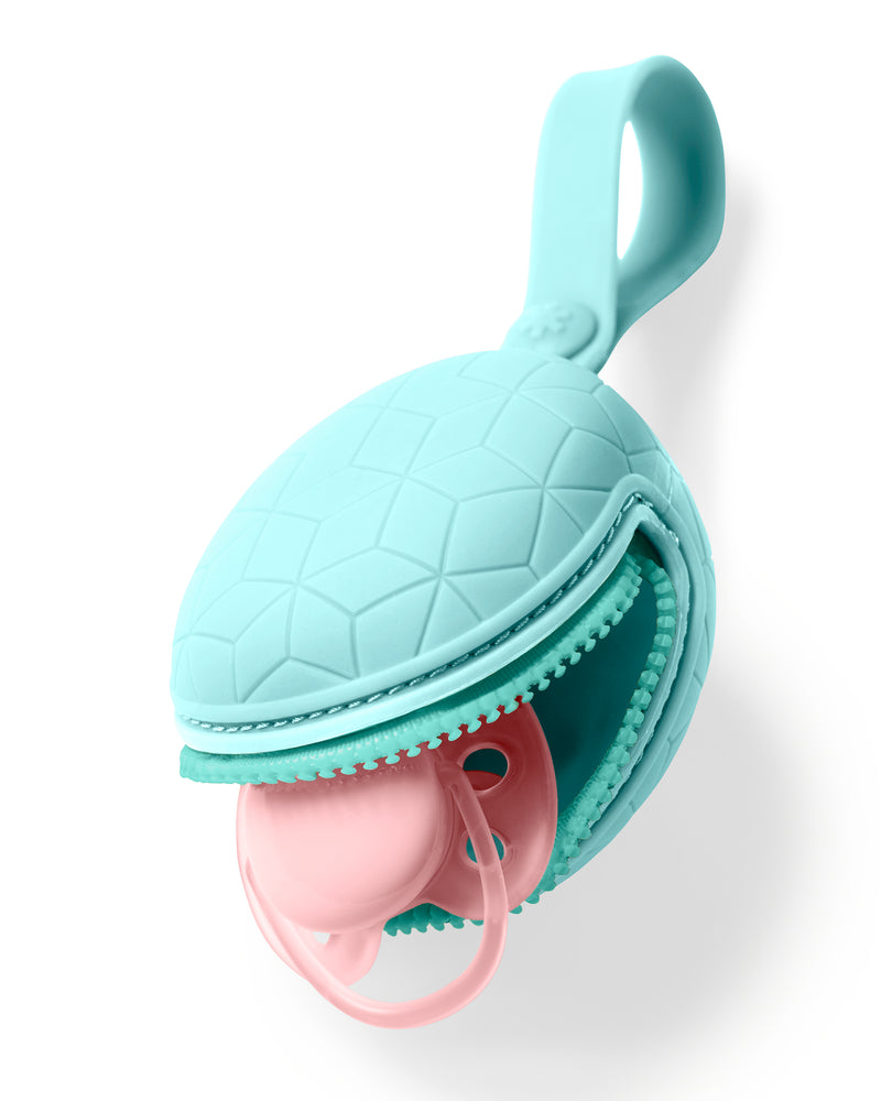 SILICONE PACIFIER HOLDER - TEAL