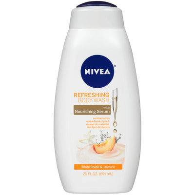 NIVEA PEACH/JASMINE BODY WASH 20 FL OZ