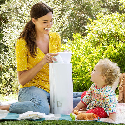 PORTABLE, DISPOSABLE, DIAPER PAIL