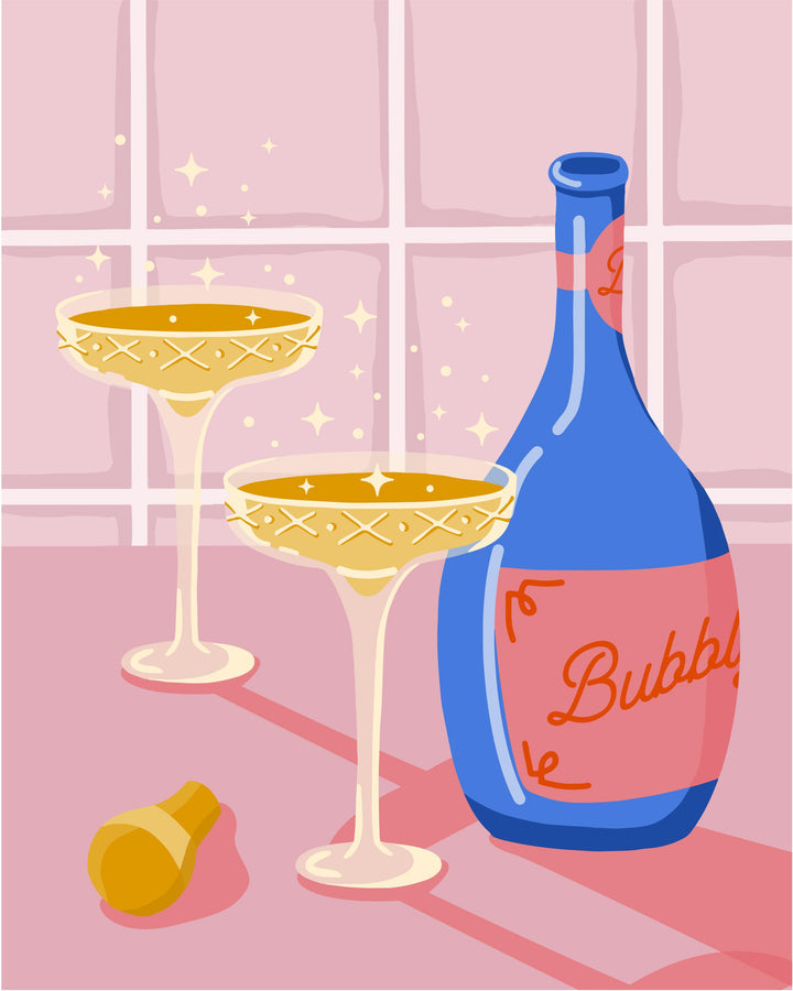 PAINT BY NUMBER - BE BUBBLY