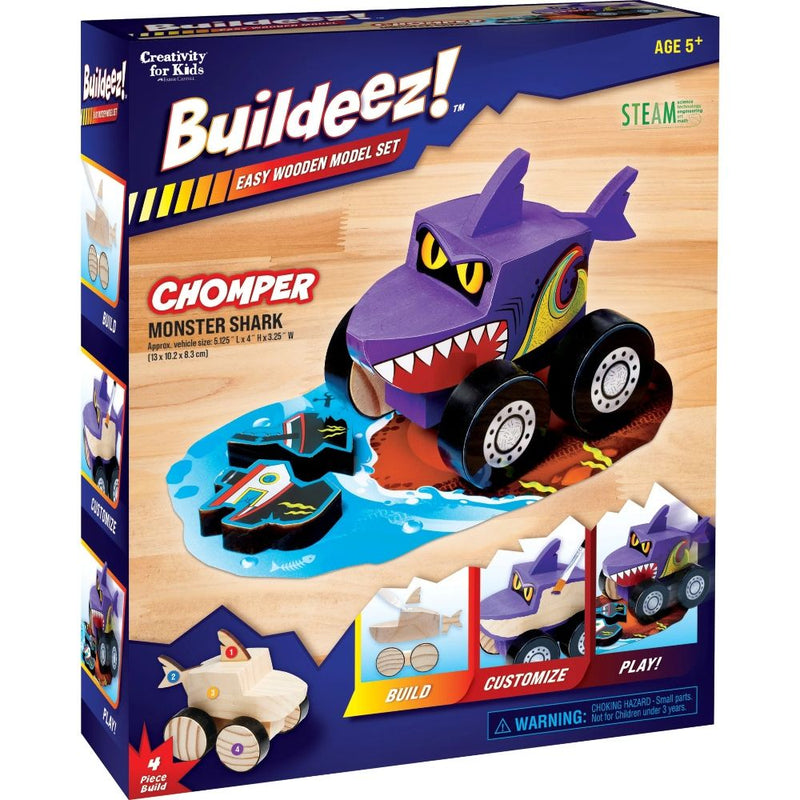 BUILDEEZ! MONSTER SHARK - CHOMPER