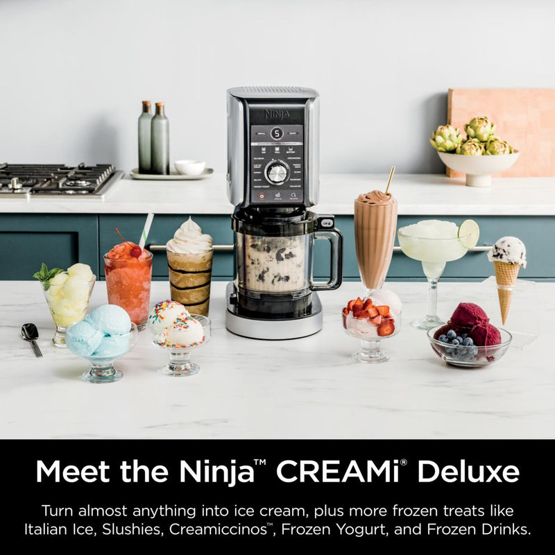 NINJA CREAMI DELUXE 11-IN-1 ICE CREAM/FROZEN TREAT MAKER
