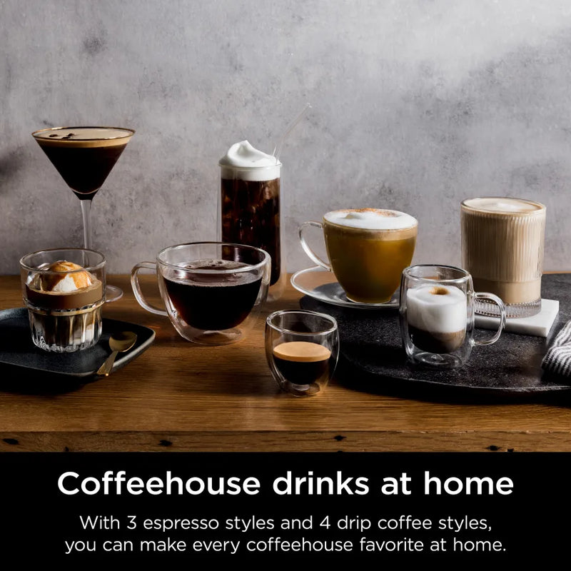 NINJA LUXE CAFE PREMIER 3-IN-1 ESPRESSO DRIP COFFEE & COLD BREW MAKER
