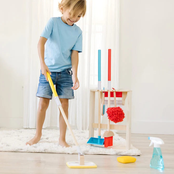 DELUXE SPARKLE + SHINE CLEANING PLAY SET
