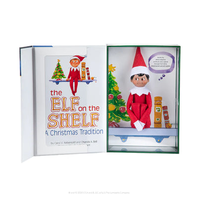 ELF ON THE SHELF DARK BOY SET