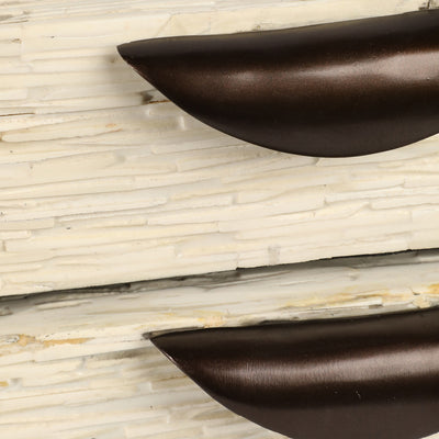 S/2 14/16" HADWIN RESIN CREAM BOXES