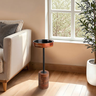 27" INMAR TALL BROWN TABLE