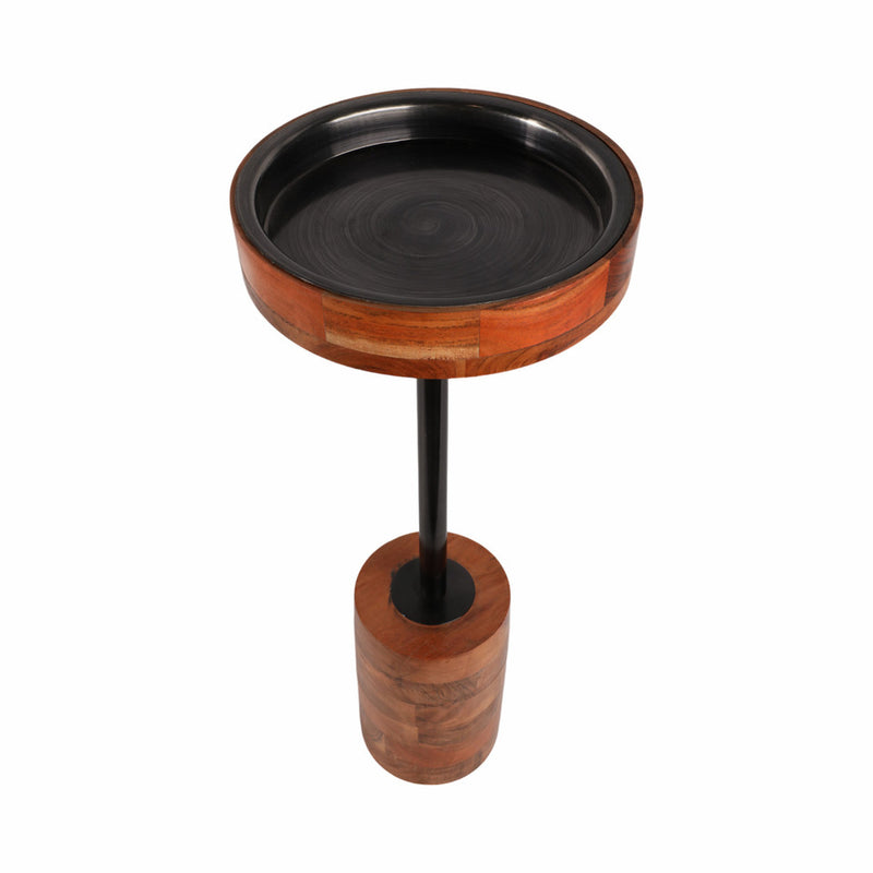 INMAR TALL BROWN TABLE 27IN