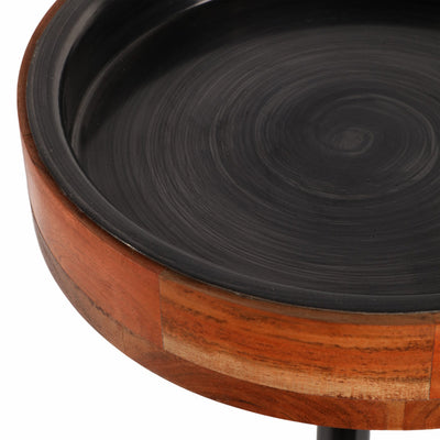 27" INMAR TALL BROWN TABLE