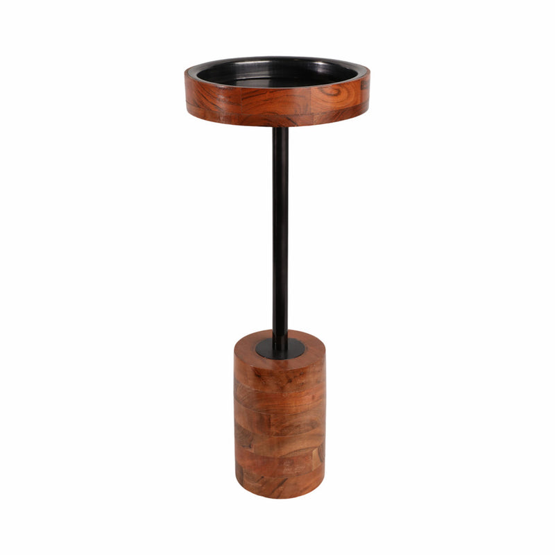 INMAR TALL BROWN TABLE 27IN
