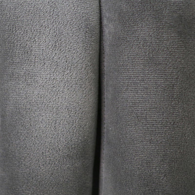 19" MACHAR GREY VELVET KNOT STOOL