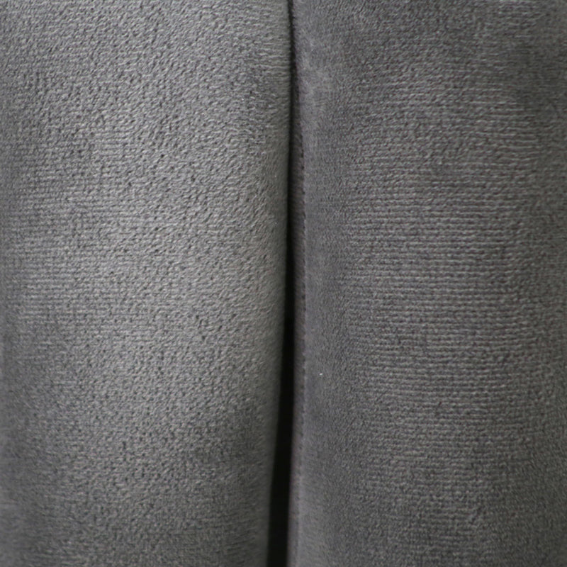 19" MACHAR GREY VELVET KNOT STOOL