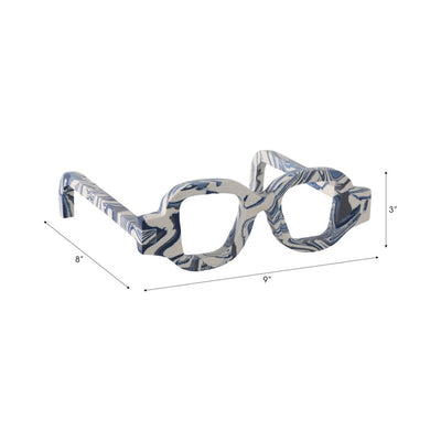 9" SAWYER ENGINEERED STONE DECOR GLASSES