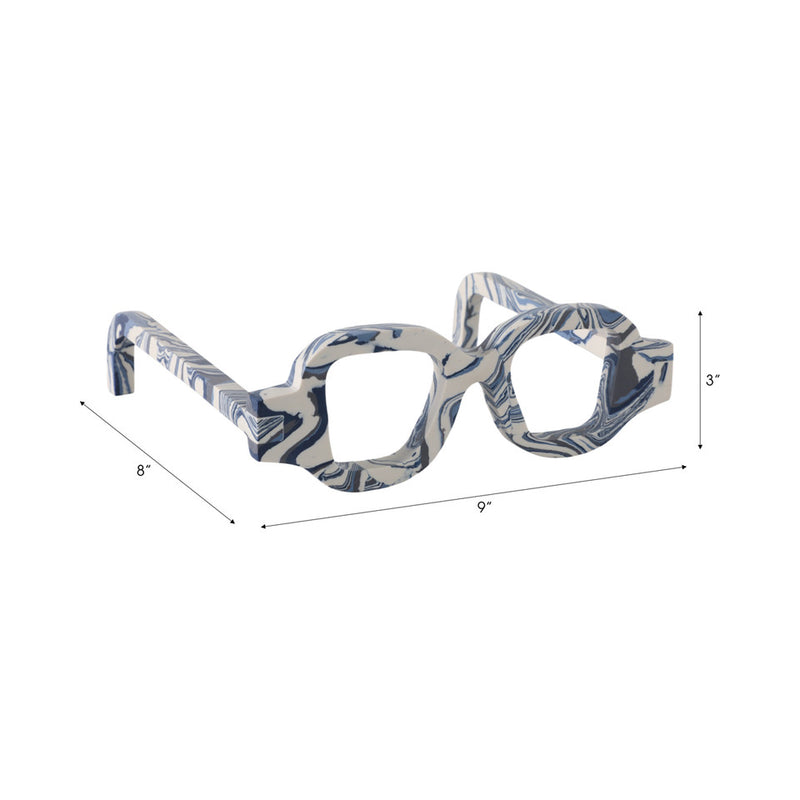 9" SAWYER ENGINEERED STONE DECOR GLASSES