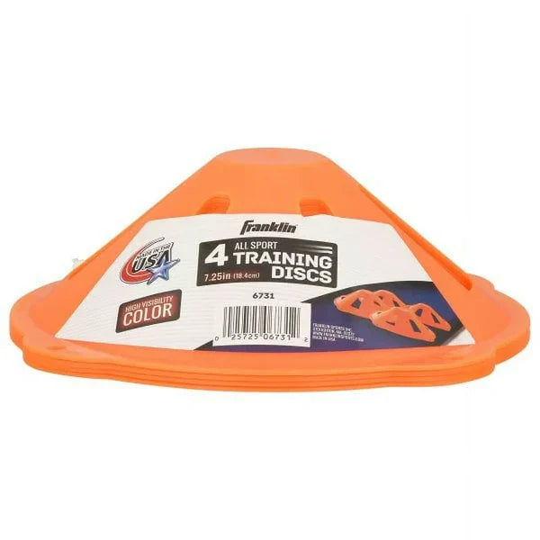 HIGH VISIBILITY TRAINING DISK PACK OF 4 - ORANGE