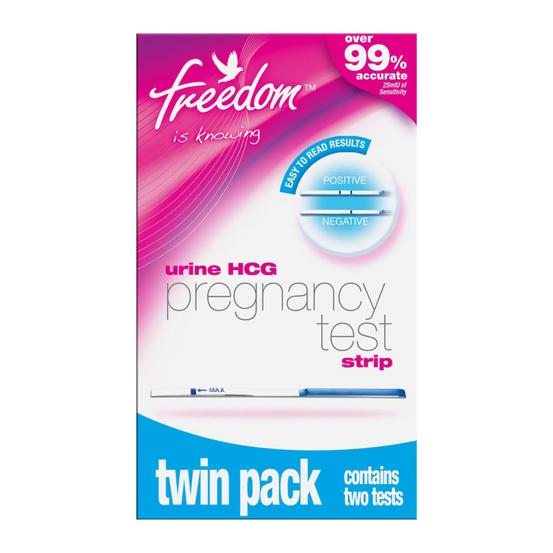 FREEDOM PREGANCY TEST STRIP TWIN