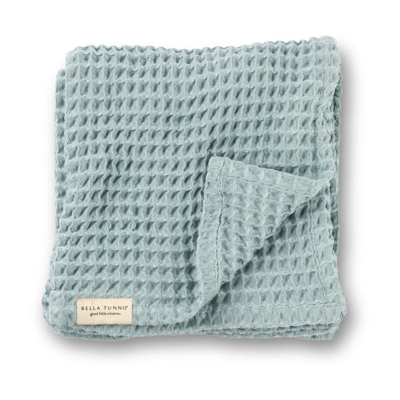 WAFFLE BABY BLANKET FOG