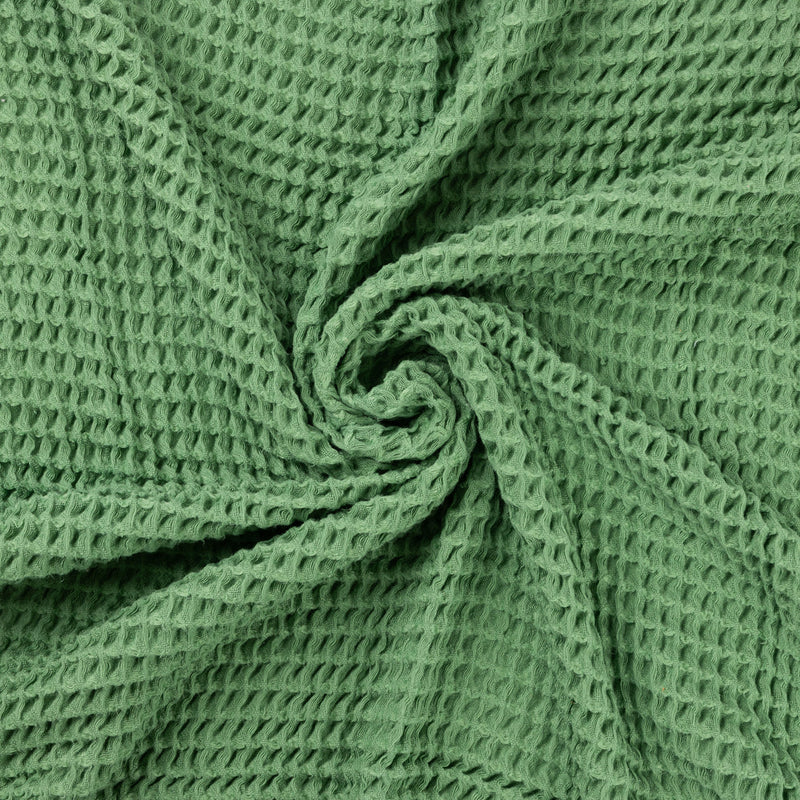 WAFFLE BABY BLANKET SEA FOAM