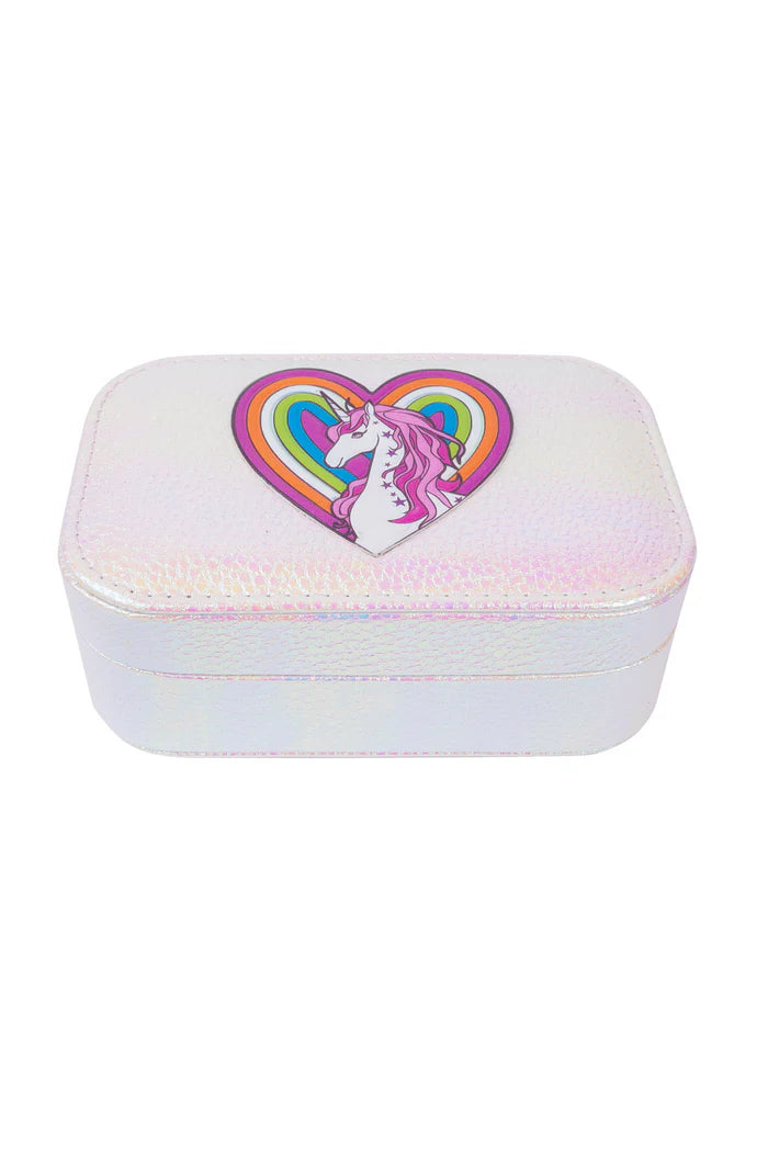 UNICORN JEWELRY BOX IN IRRIDESCENT