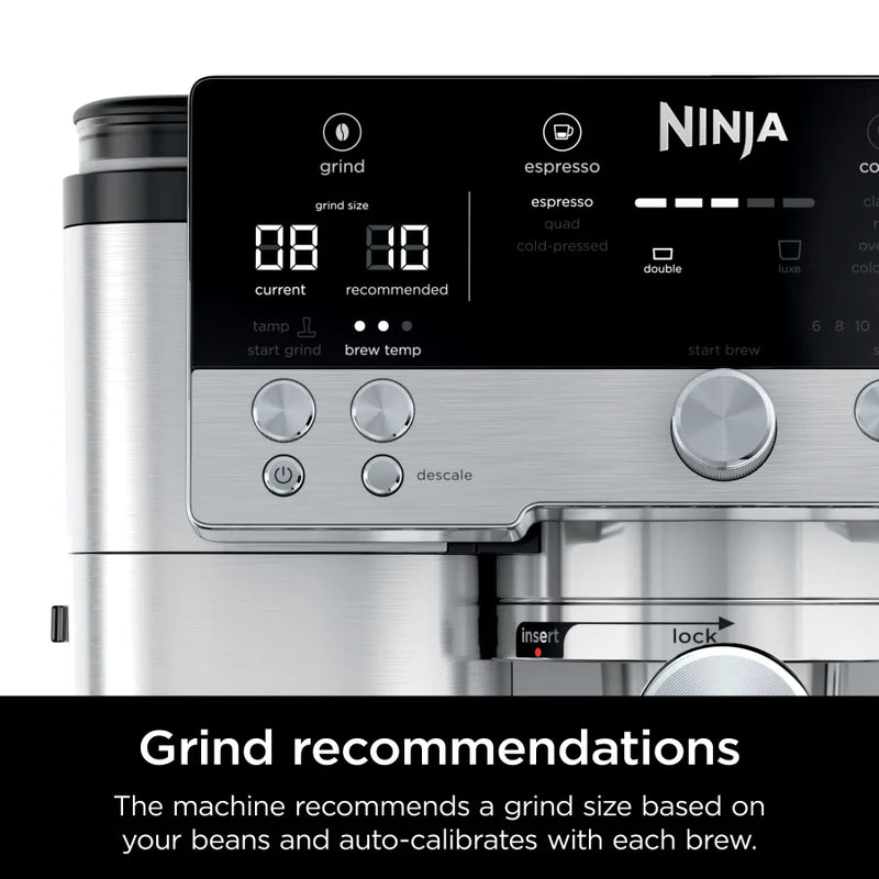 NINJA LUXE CAFE PREMIER 3-IN-1 ESPRESSO DRIP COFFEE & COLD BREW MAKER