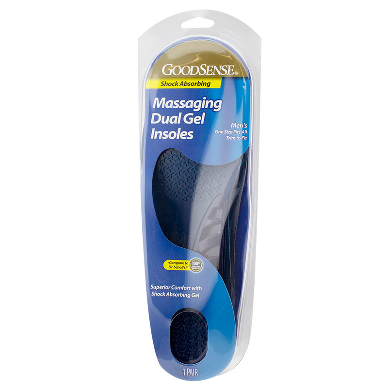 MASSAGING GEL INSOLES MEN