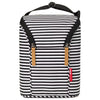 SKIP HOP GRAB-GO DOUBLE BOTTLE BAG BLACK STRIPE