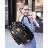 SKIP HOP SUITE 6PC DIAPER BACKPACK JET BLACK