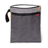 SKIP HOP GRAB+GO WET DRY BAG BLACK/WHITE