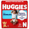 HUGGIES LITTLE SUNGGLERS DIAPERS NEWBORN 31CT