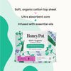 HONEY POT PADS REGULAR HERBAL ORG 20S