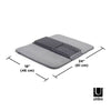 18" UDRY DRYING RACK MAT - CHARCOAL