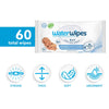 WATER WIPES PUREST BABY WIPES SENSITIVE SKIN 60CT