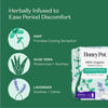HONEY POT PADS OVERNIGHT HERBAL ORGANIC 12S