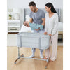 SKIP HOP 2N1 BEDSIDE SLEEPER BASSINET GREY