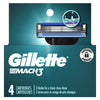 GILLETTE MACH3 CARTRIDGES 4S