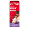 TYLENOL CHILDREN`S PAIN+FEVER GRAPE 4OZ