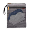 SKIP HOP GRAB+GO WET DRY BAG BLACK/WHITE