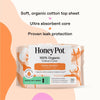 HONEY POT LINERS ORGANIC NON-HERBAL 30CT