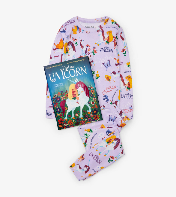 UNI THE UNICORN PJ + BOOK SET