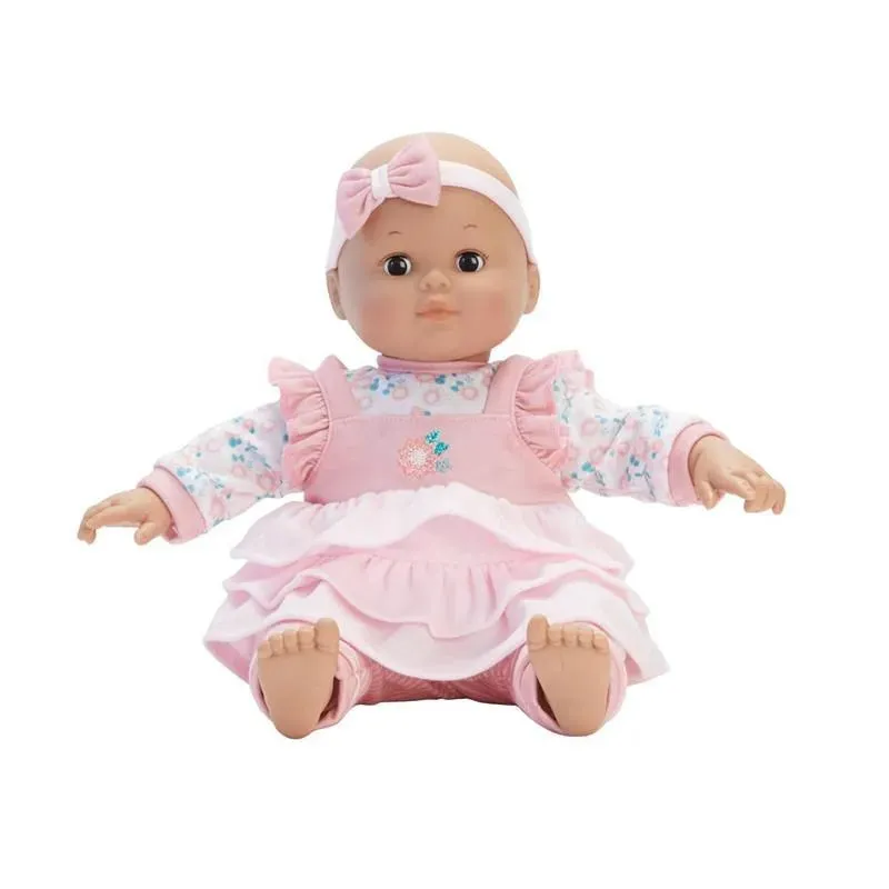 BABY CUDDLES DOLL PINK FLORAL - MEDIUM SKIN TONE