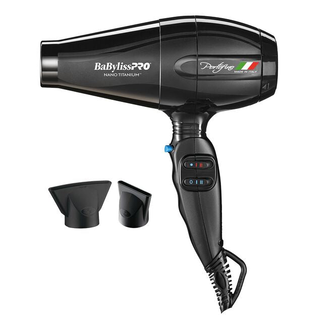 NANO TITANIUM PORTOFINO 2000-WATT BLOW DRYER - BLACK