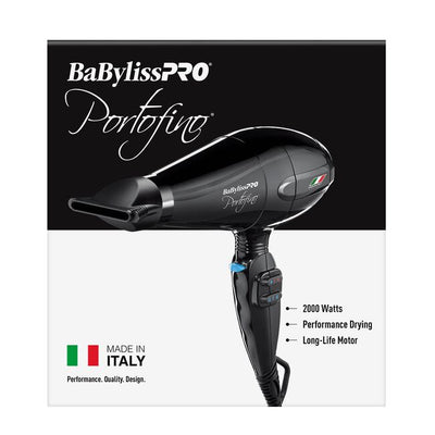 NANO TITANIUM PORTOFINO 2000-WATT BLOW DRYER - BLACK