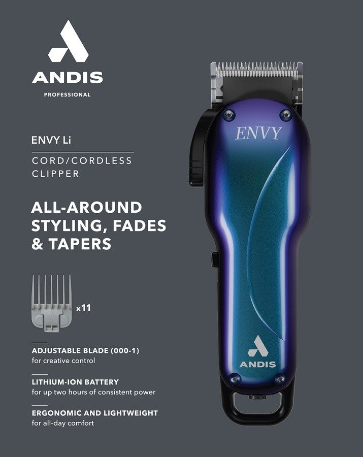 GALAXY ENVY LI CORDLESS CLIPPER & TRIMMER