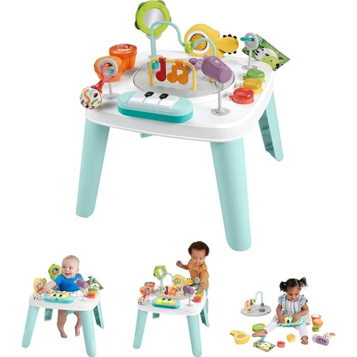 3-IN-1 HIT WONDER BABY ACTIVITY CENTER & TODDLER PLAY TABLE