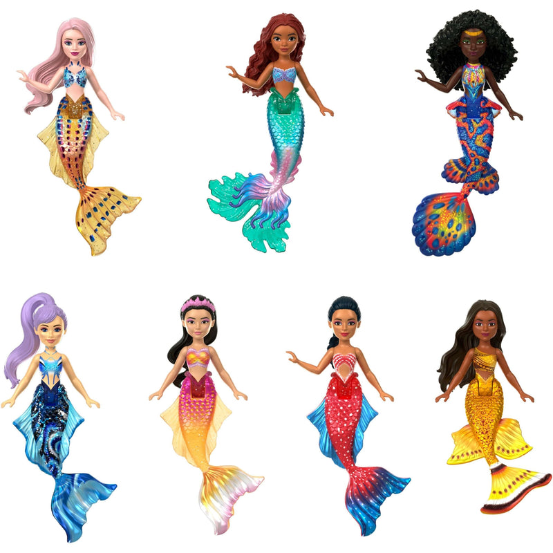 DISNEY THE LITTLE MERMAID ARIEL AND SISTERS SET 7PK